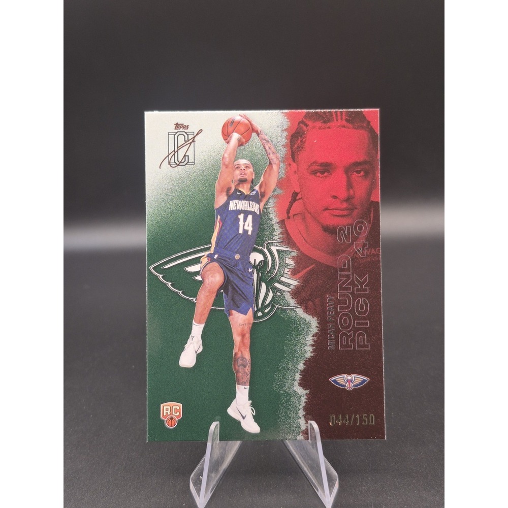 2025 Topps Signature Class Micah Peavy #133 Rookie Green /150 (RC) Pelicans